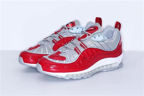 nike air max 98 grijs rood|nike air max 98.